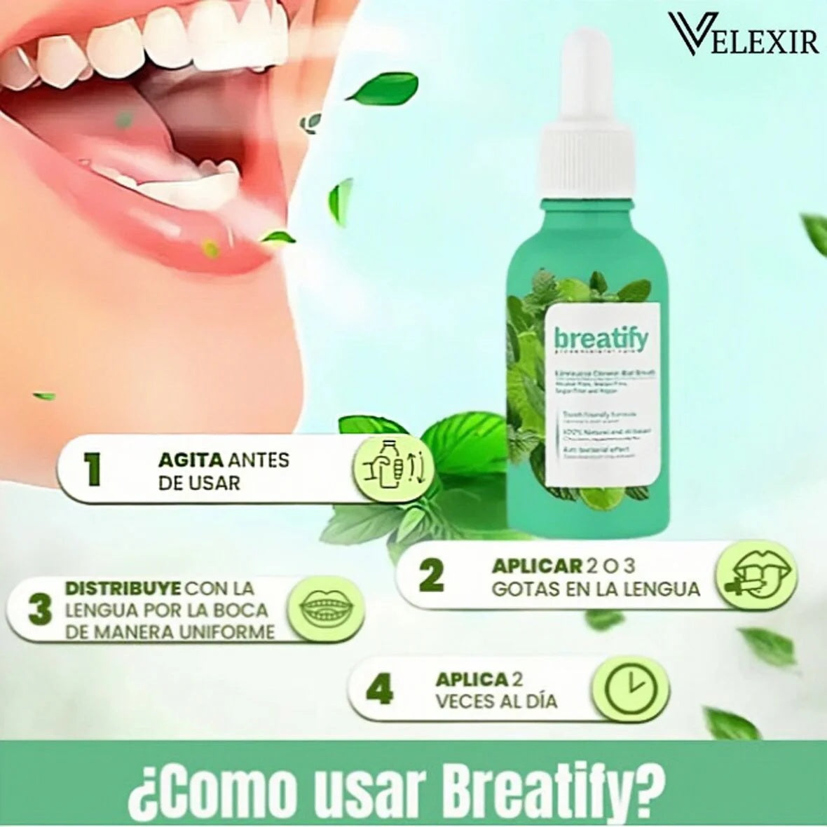 Breatify® | Gotas Para Mal Aliento